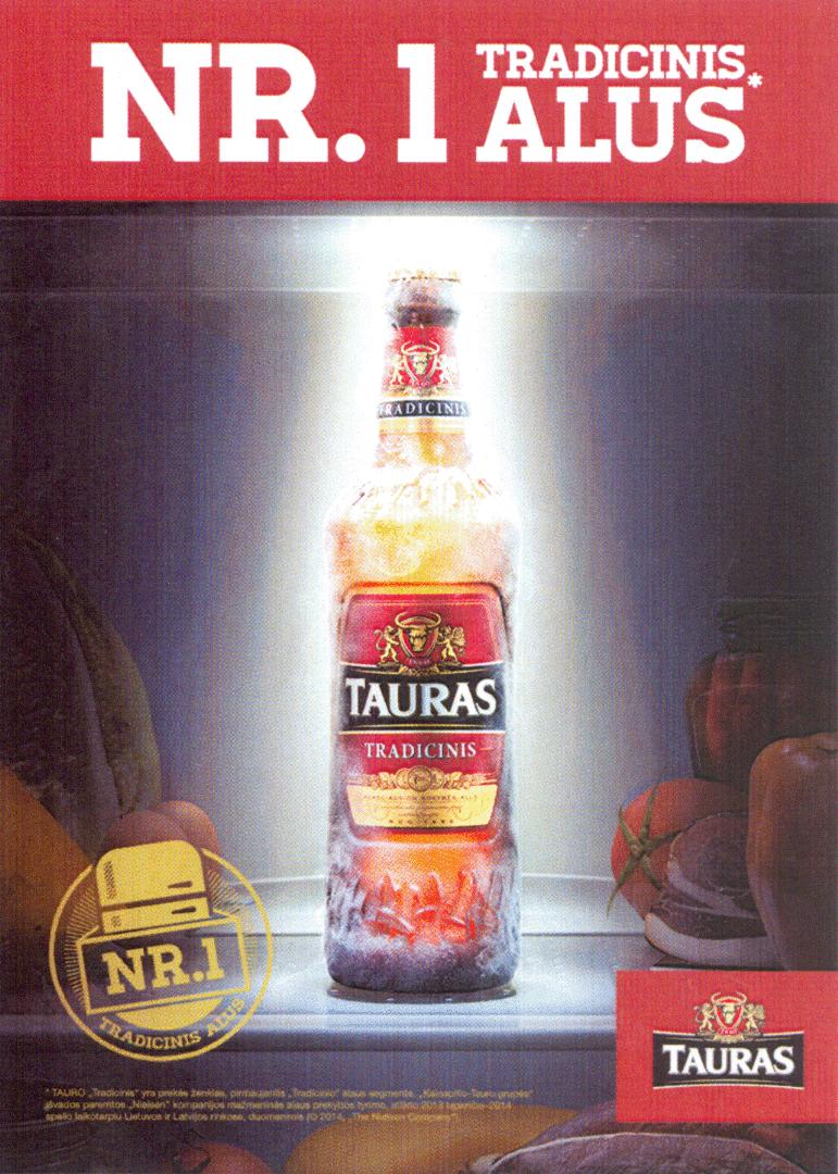 Prekės ženklas: TAURAS NR. 1 TRADICINIS ALUS